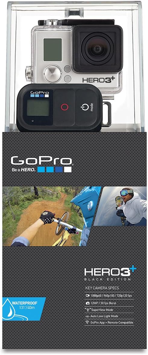 GoPro Hero 3+ Black Edition Caméra d’Action Argent
