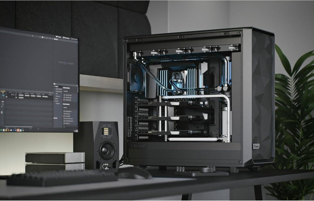 Fractal Design Meshify 2 XL Black ATX Flexible Light Tinted Tempered Glass Window Full Tower Computer Case