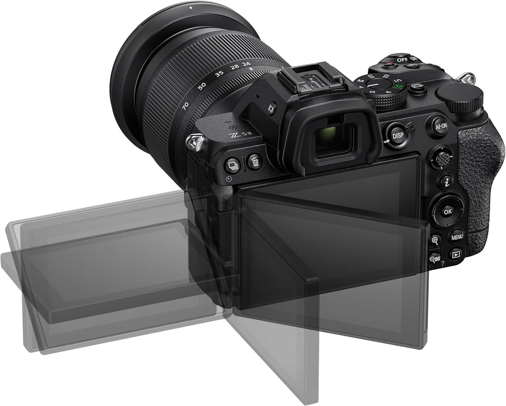 Nikon KIT Z 5II + Z 24/70mm f/4, Appareil Photo Numérique Hybride Plein Format (24,5 MP, 4K/30p, Rafale 14 i/s en RAW ou 30 i/s en JPEG, stabilisation du capteur sur 5 Axes, Double Slots SD