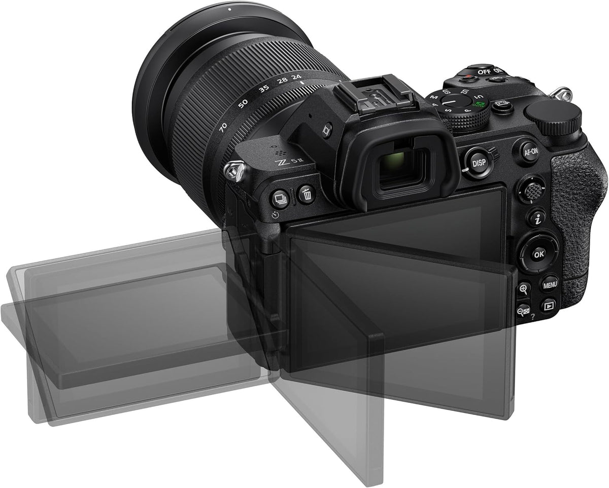 Nikon KIT Z 5II + Z 24/70mm f/4, Appareil Photo Numérique Hybride Plein Format (24,5 MP, 4K/30p, Rafale 14 i/s en RAW ou 30 i/s en JPEG, stabilisation du capteur sur 5 Axes, Double Slots SD