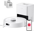 roborock Q7 L5+ Set Aspirateur Robot Laveur avec Station, 8000 Pa Aspiration, Vidange Automatique, 3 Niveaux d'eau, Double Anti-emmêlement, Navigation LiDAR, Idéal pour Poils d'animaux/Tapis, App
