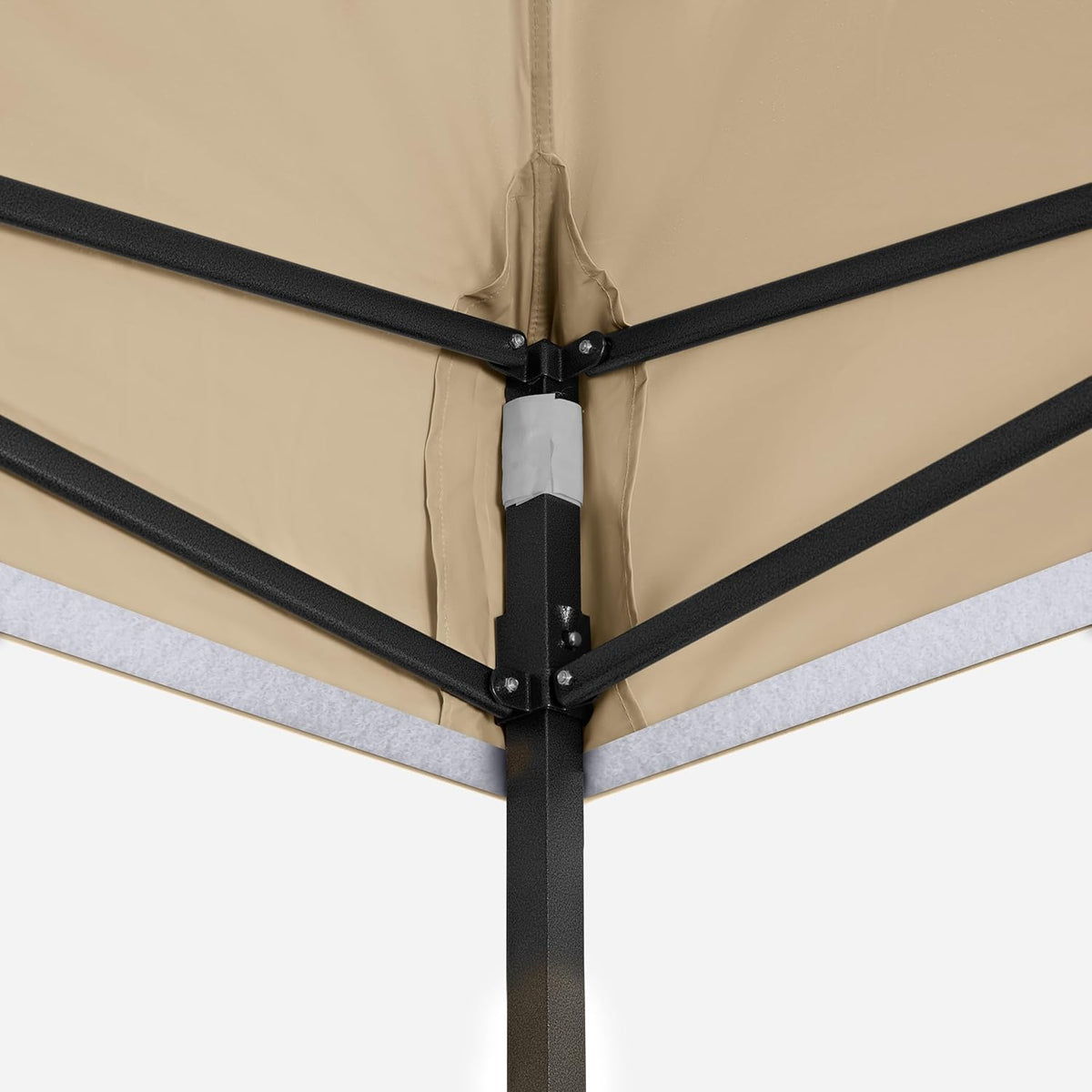 All Seasons Gazebos | Tonnelle Pliante 3x3m | Matériaux Robustes, Entièrement Étanches et de Haute Qualité (Beige)
