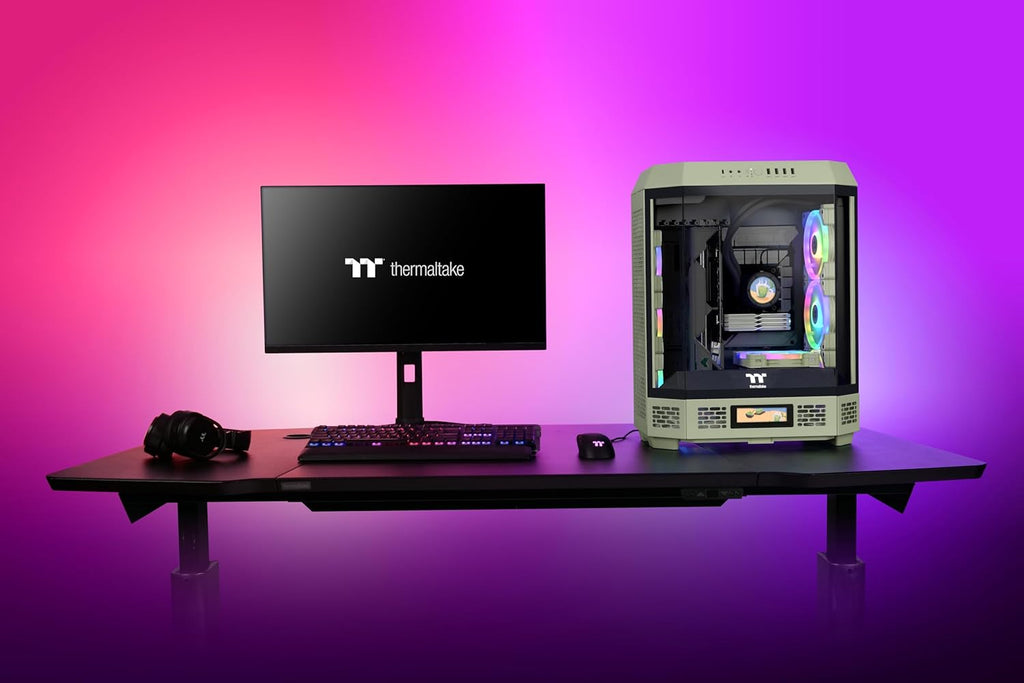 Thermaltake The Tower 600 Mid Tower Chassis | Hidden Connector | Matcha Green