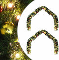 INLIFE Guirlande de Noël avec 600 LED 2 pcs Vert PVC-42016693