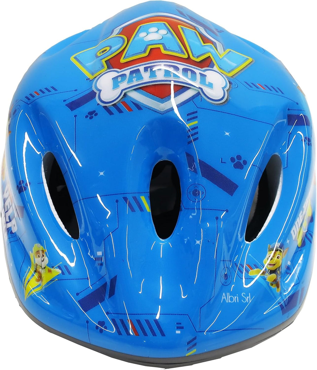 Vélo Enfant 16" Pat Patrouille équipé de 2 Freins, Bidon/Porte Bidon Garde Boues, Plaque Avant, stabilisateurs Amovibles + Casque Pat Patrouille Inclus !