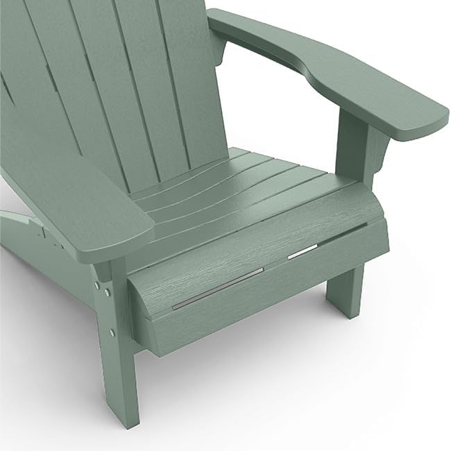KETER Fauteuil de Jardin Adirondack - Lot de 2 - Vert
