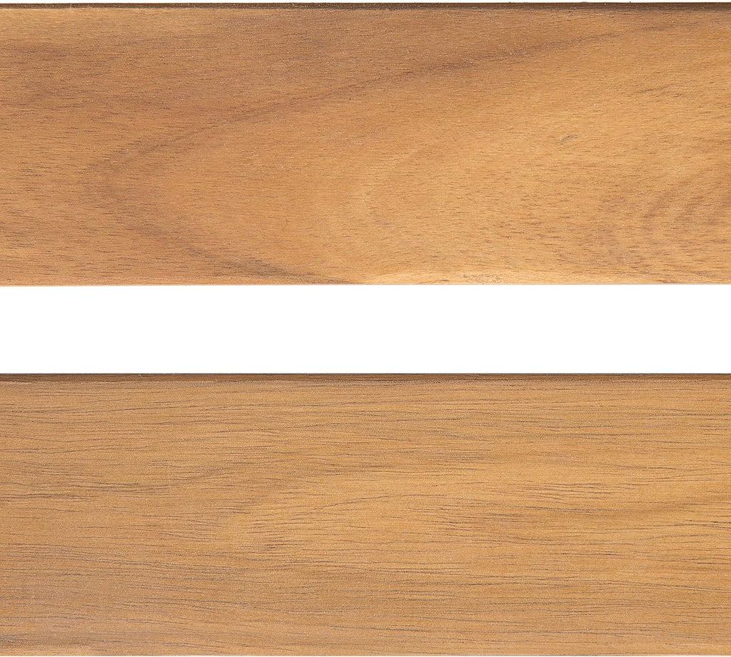 Beliani Banc de Jardin ou Terrasse 180 cm en Bois d'Acacia Certifié de Marron Clair Durable et Facile à Entretenir Design Traditionnel