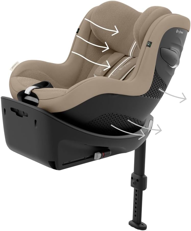 CYBEX Sirona G i-Size Plus/Almond Beige-beige PU1